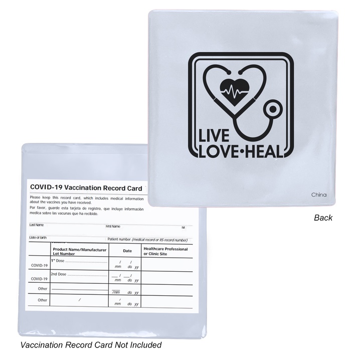 Personalized Vaccination Card Holders