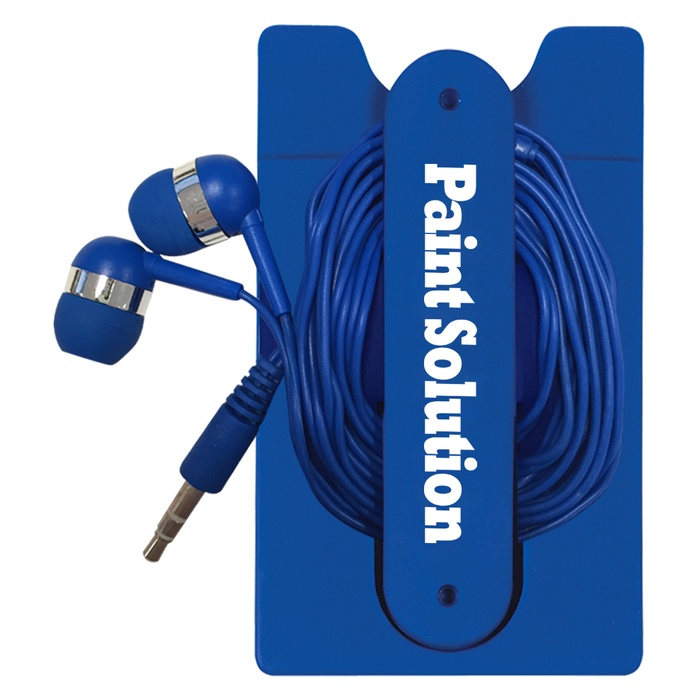 Personalized Phone Wallet with Ear Buds