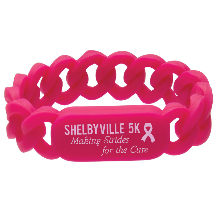 Customized Silicone Link Wristbands