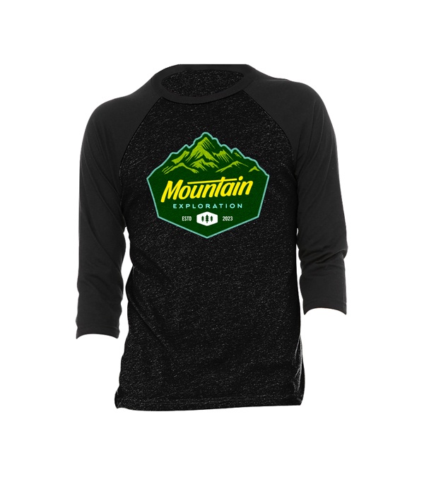 Bella+Canvas® Unisex 3/4 Sleeve Baseball Tee - Screen Print