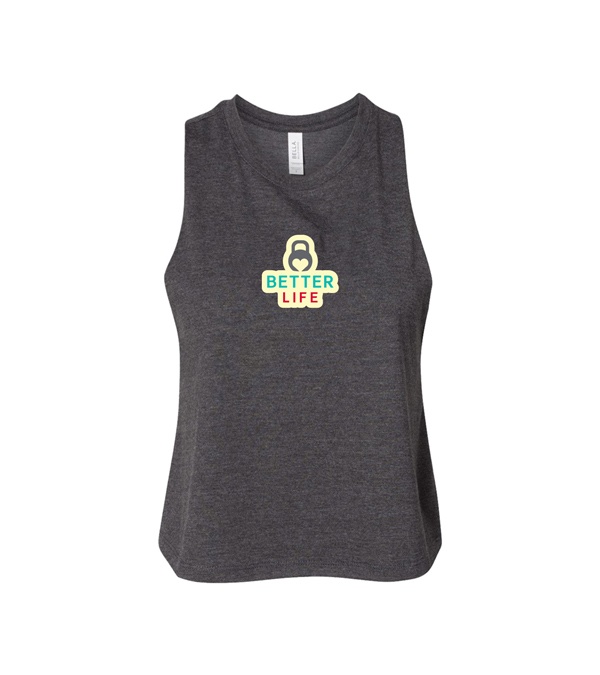 Bella+Canvas® Women's Racerback Cropped Tank - Screen Print