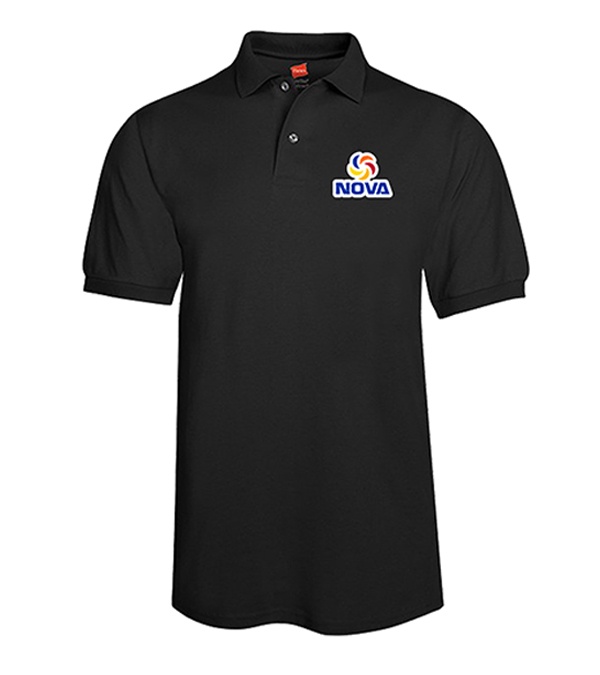 Hanes Adult 50/50 EcoSmart® Jersey Knit Polo-Embroidered