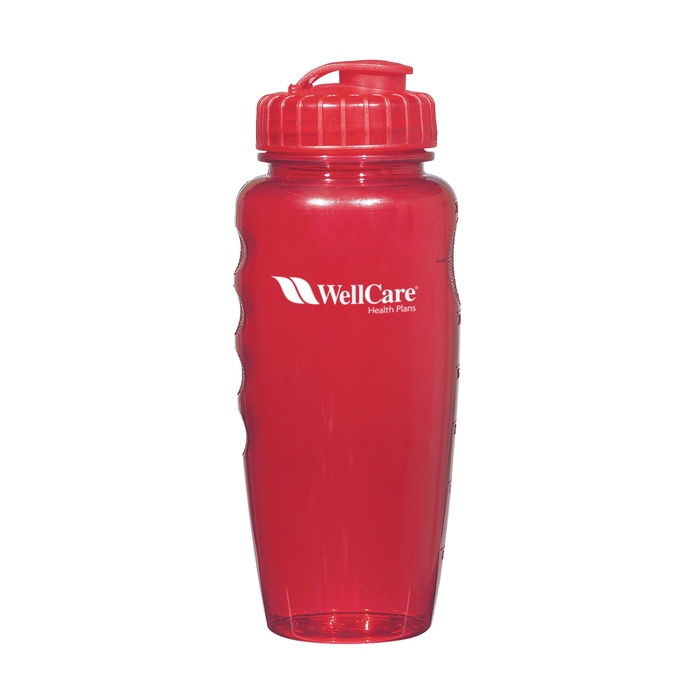 Poly-Clear Gripper Promotional 30 oz. Bottles
