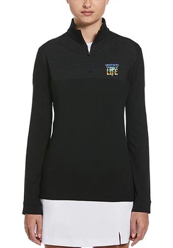 Perry Ellis Ladies 1/4 Zip Pullover