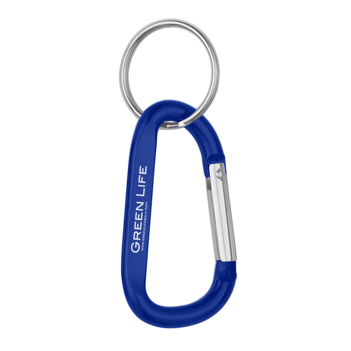 Promotional 8MM Carabiner with Split Ring