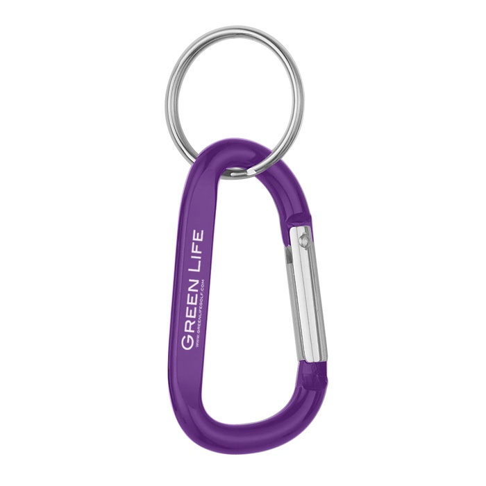 Promotional 8MM Carabiner with Split Ring