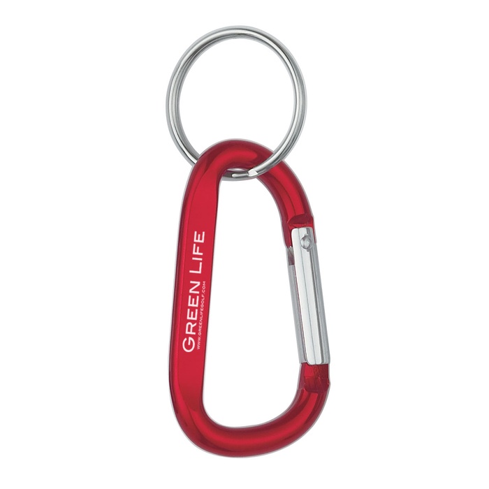 Promotional 8MM Carabiner with Split Ring