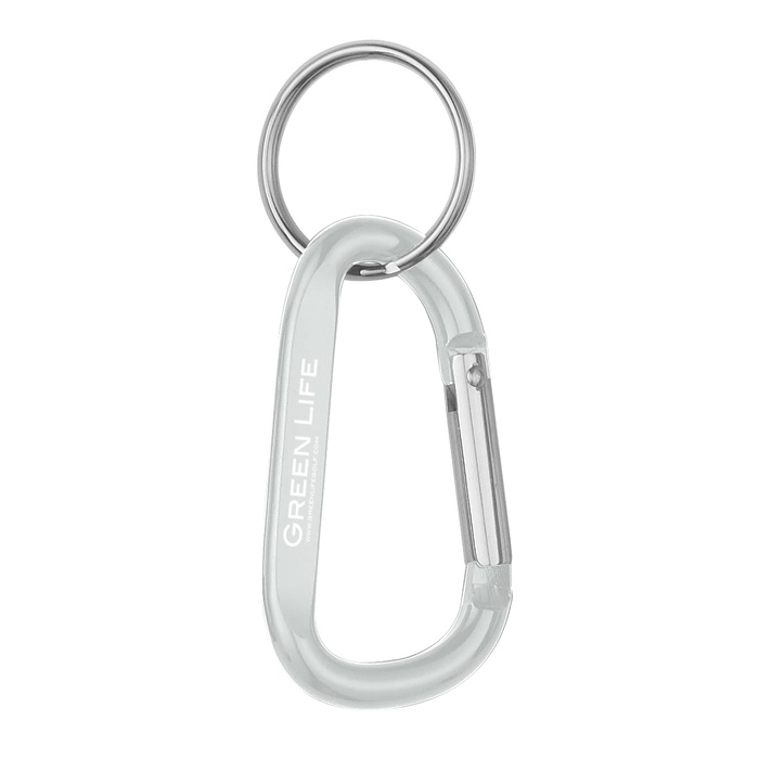Promotional 8MM Carabiner with Split Ring