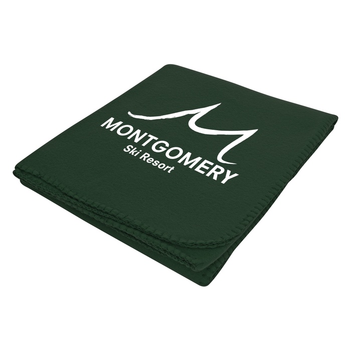 Promotional Fleece Travel Blanket