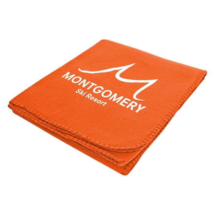Promotional Fleece Travel Blanket