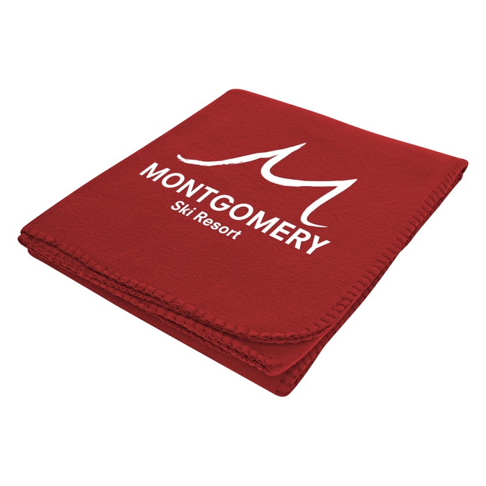 Promotional Fleece Travel Blanket