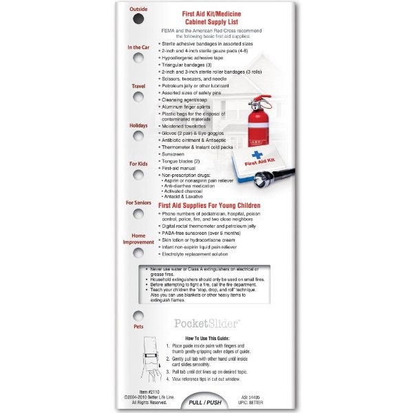 Pocket Slider - Fire and Home Safety