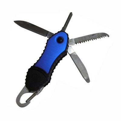 6 Function Pocket Multi Tool with Carabiner