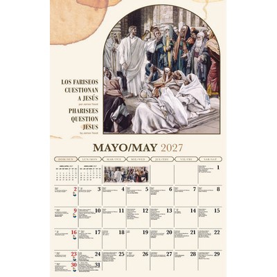 Galleria Wall Calendar 2027 Catholic Inspiration (English/Spanish)