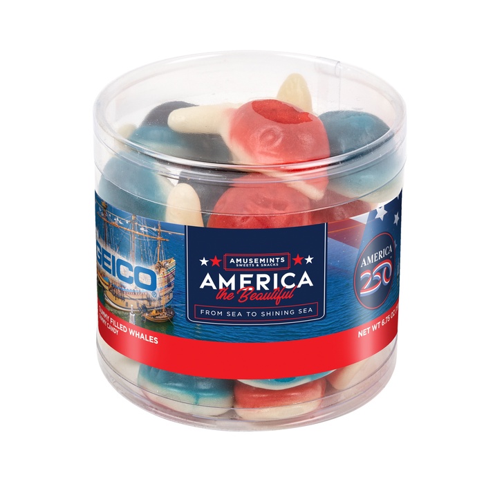 America 250- Round Acetate-Gummy Whales