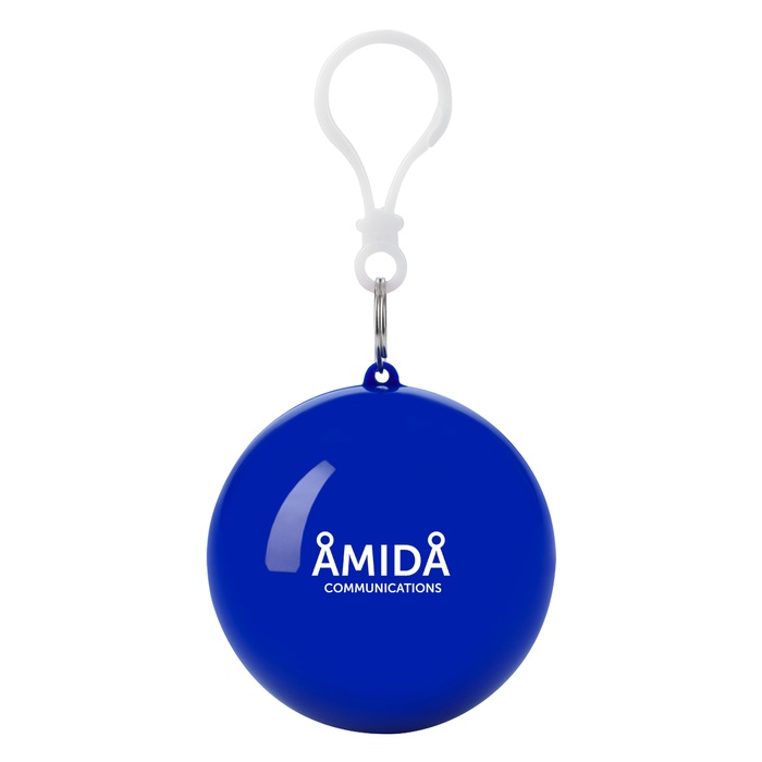 Rain Poncho Ball Key Chain