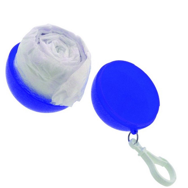 Rain Poncho Ball Key Chain