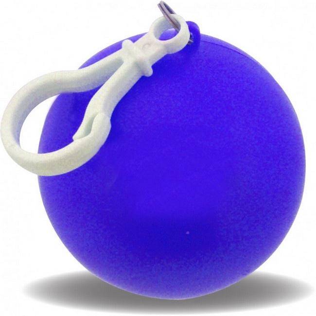 Rain Poncho Ball Key Chain