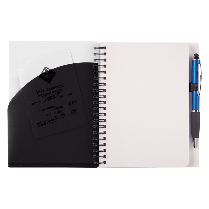 Rainbow Spiral Notebook with Pen