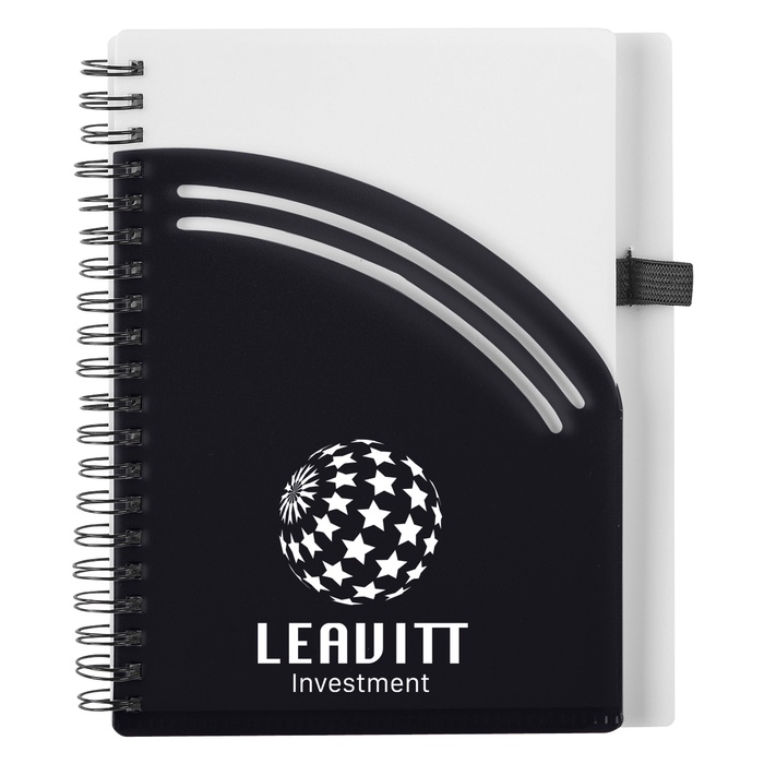 Rainbow Spiral Notebook with Pen