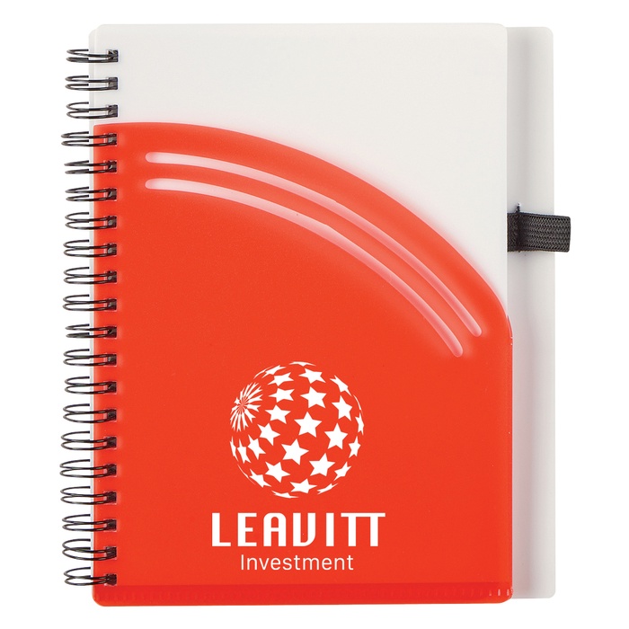 Rainbow Spiral Notebook with Pen