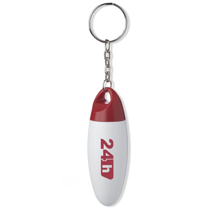 Custom Plastic Pill Bottle Keychains