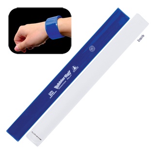 Imprinted Reflective Safety Slap Bracelets