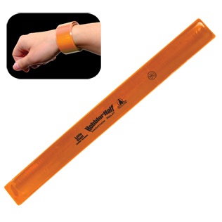 Imprinted Reflective Safety Slap Bracelets