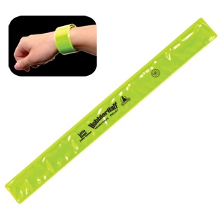 Imprinted Reflective Safety Slap Bracelets