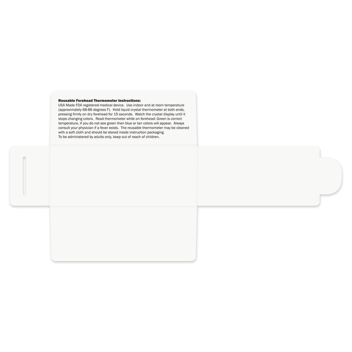 Reusable Forehead Thermometer with Printed Case