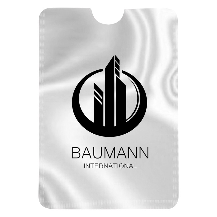 RFID Data Blocking Phone Card Sleeve with Imprint