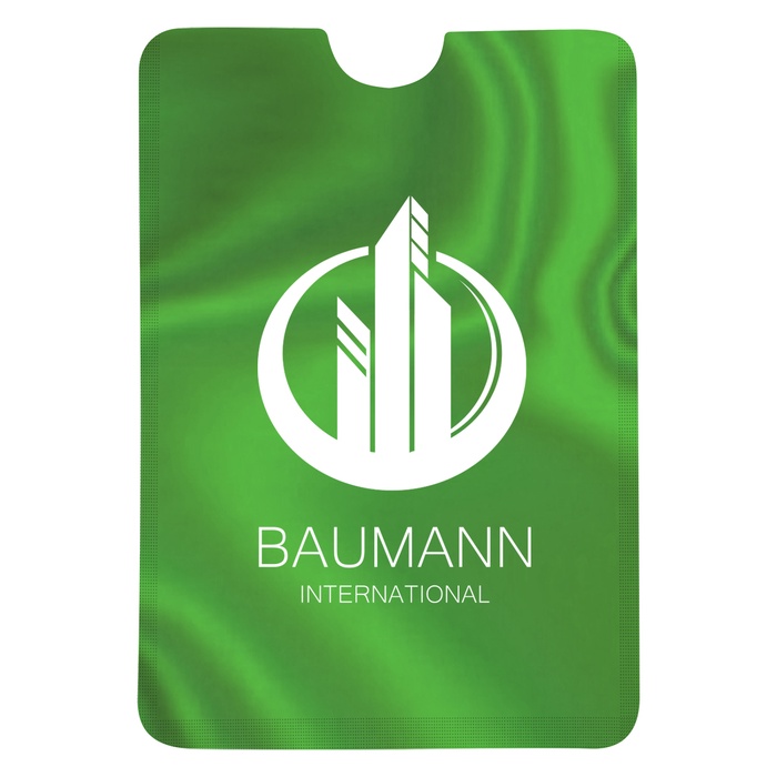 RFID Data Blocking Phone Card Sleeve with Imprint
