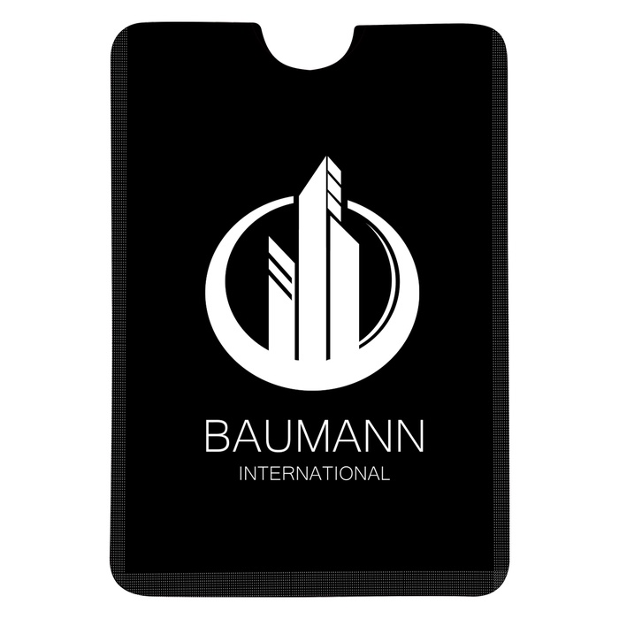RFID Data Blocking Phone Card Sleeve with Imprint