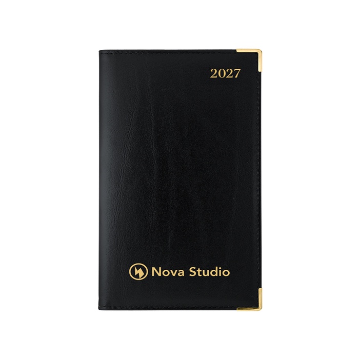 Roma Bonded Leather Pocket Pal Calendar - 2027