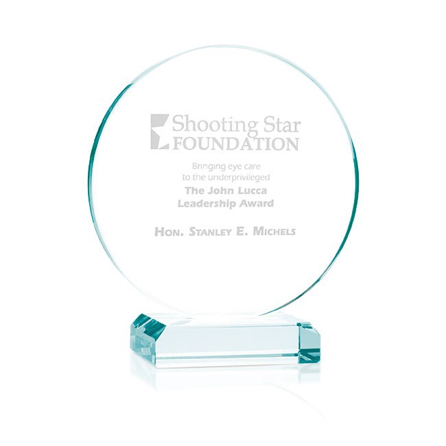 Laser Etched Round Award