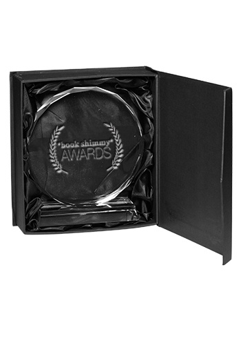 Round Edge Branded Crystal Award