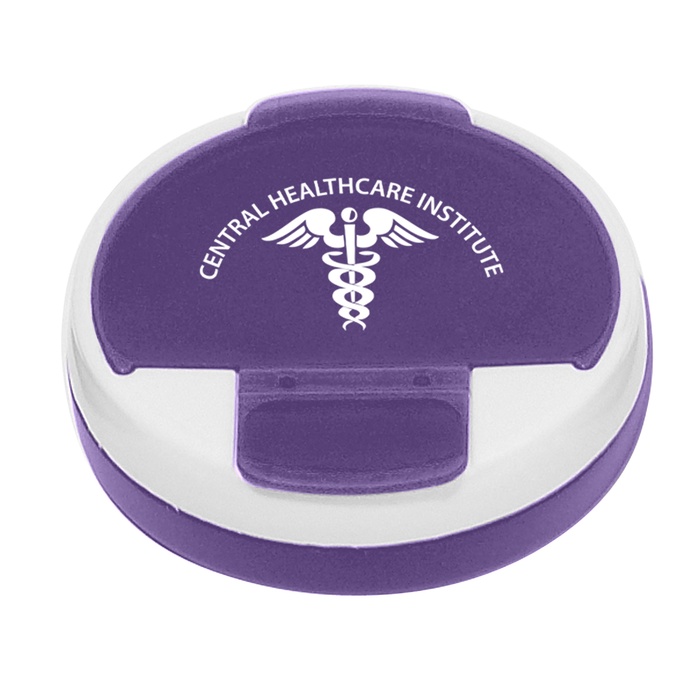 Personalized Round Pill Holder