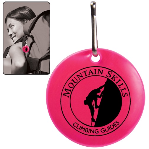 Round Reflective Zipper Pull