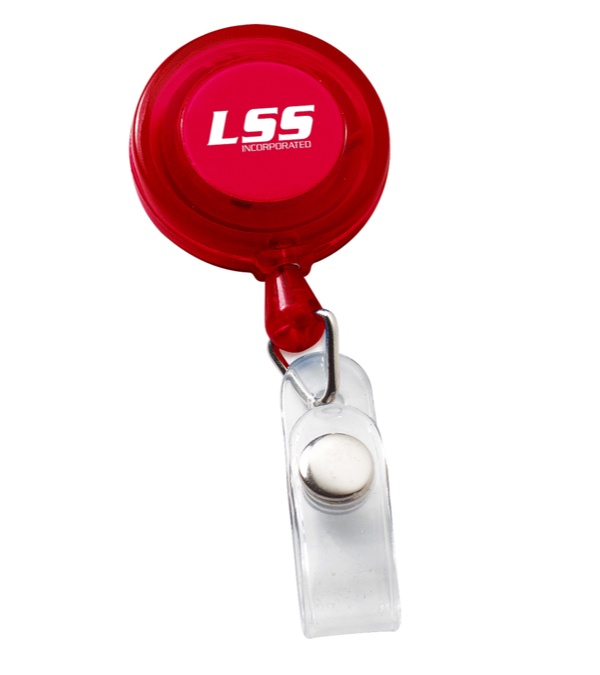 Perfect Value Round Retractable Badge Holder