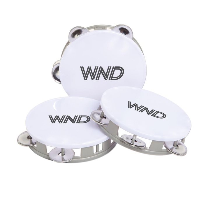 White Top Tambourine