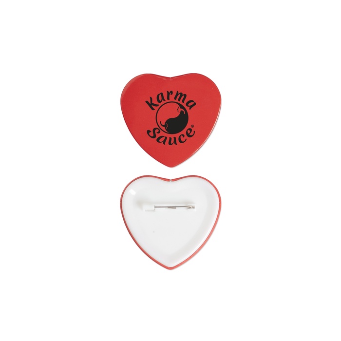 2" Heart Button
