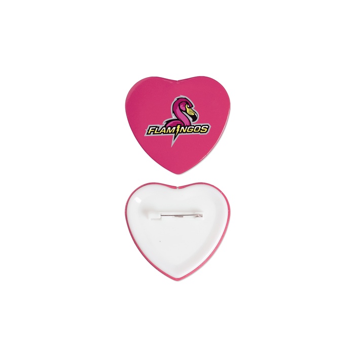 2" Heart Button