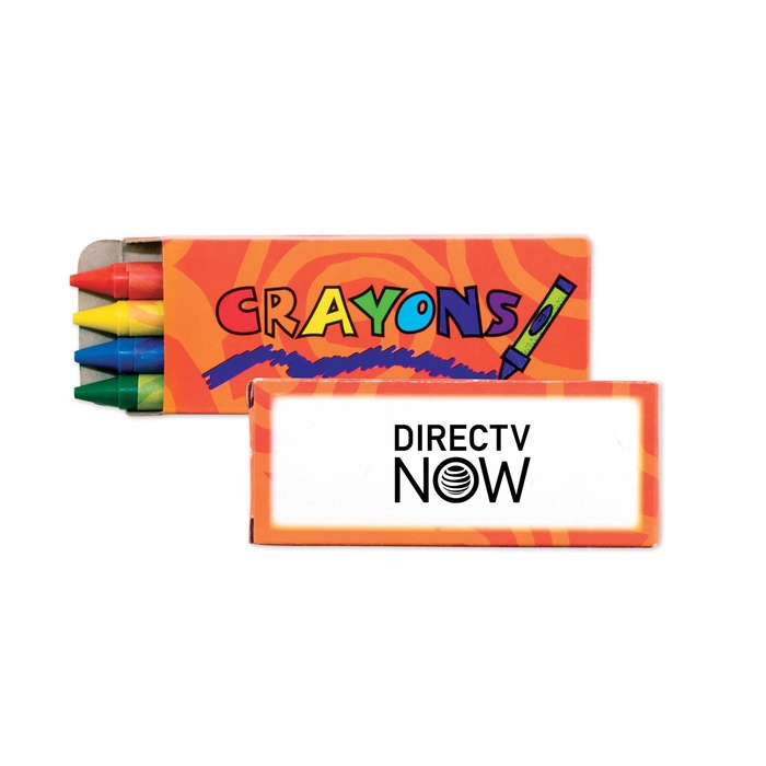 4 Pack Standard Crayons