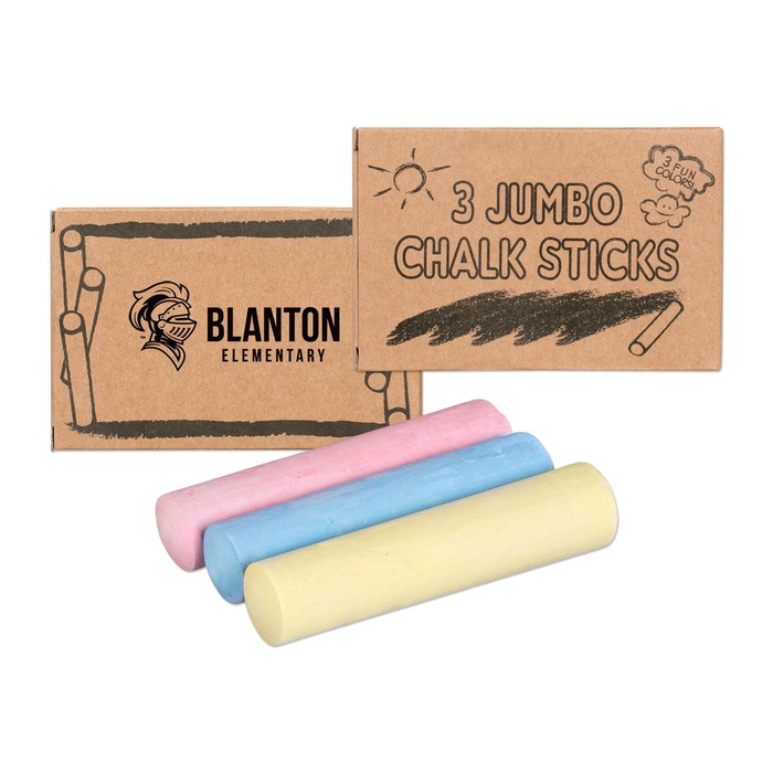 Jumbo Sidewalk Chalk - 3 Pack