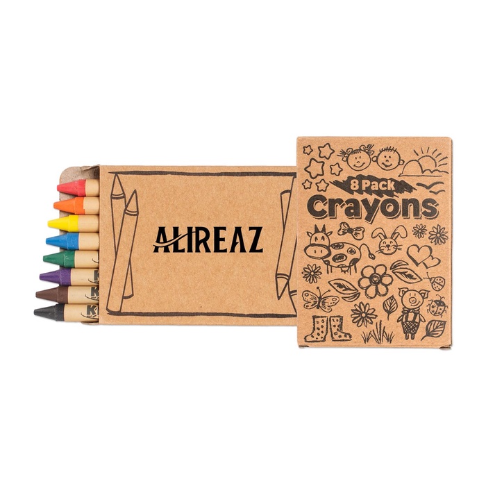 8 Pack Kids Crayons