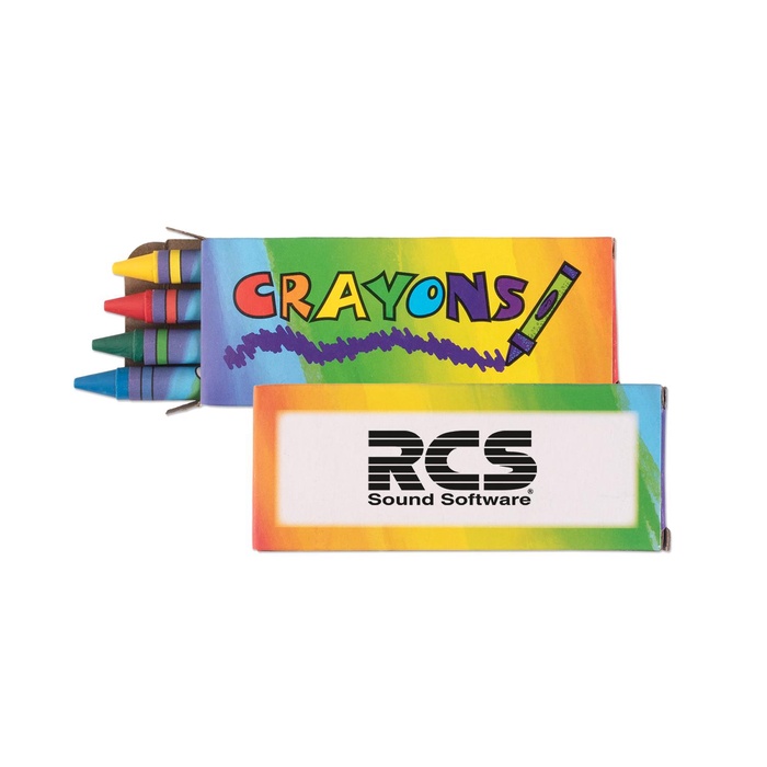 4 Pack Standard Crayons