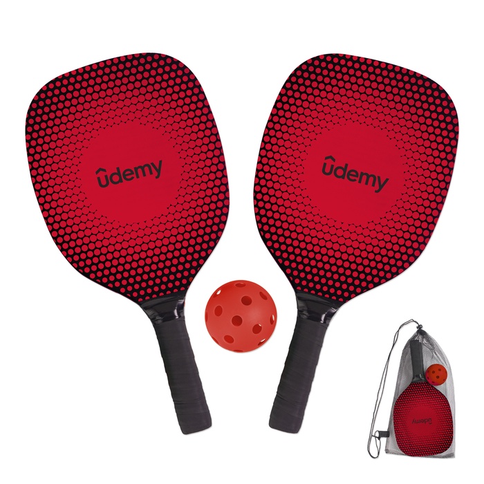 Promotional Pickleball Set in Mesh Bag