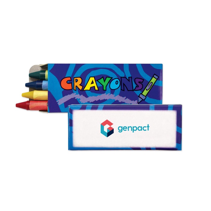 4 Pack Standard Crayons