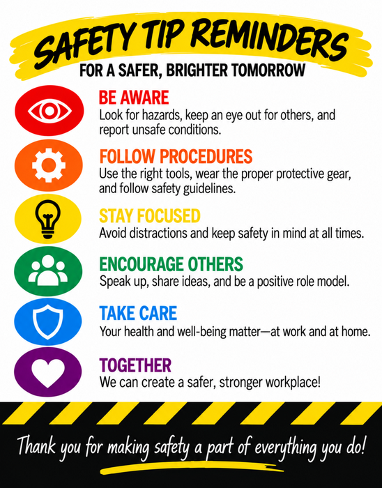 Safety Starts With You Reminder Candy Treat Kit