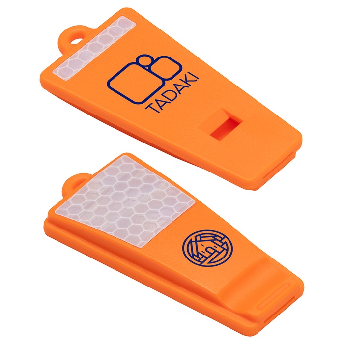Safety First Reflective Whistle